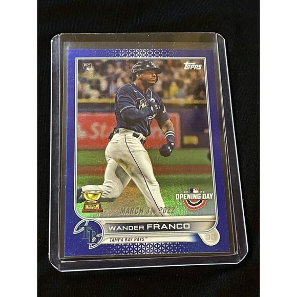 2022WANDER FRANCO Topps Opening Day Rookie RC SP Blue Foil Parallel #208